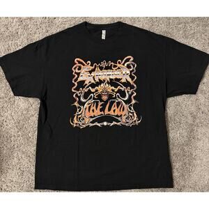 Alstyle Pantera The Law Graphic Black Men's T-Shirt 2XL Crew Neck Short Sleeve